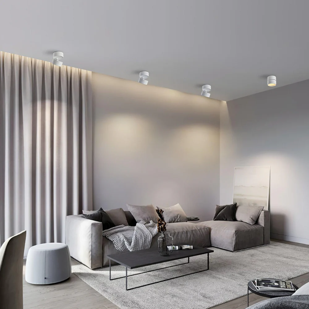 Adjustable Aluminum Ceiling Cylinder Light – Minimalist Architectural Design - Image 4