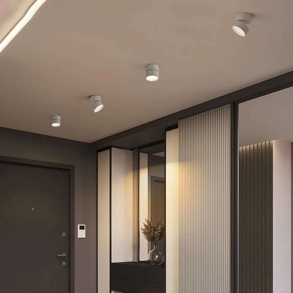 Adjustable Aluminum Ceiling Cylinder Light – Minimalist Architectural Design - Image 5