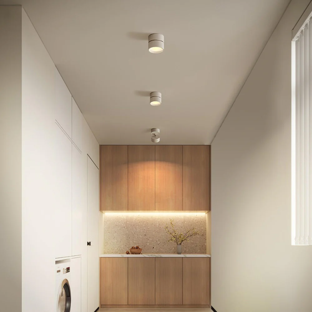 Adjustable Aluminum Ceiling Cylinder Light – Minimalist Architectural Design - Image 8