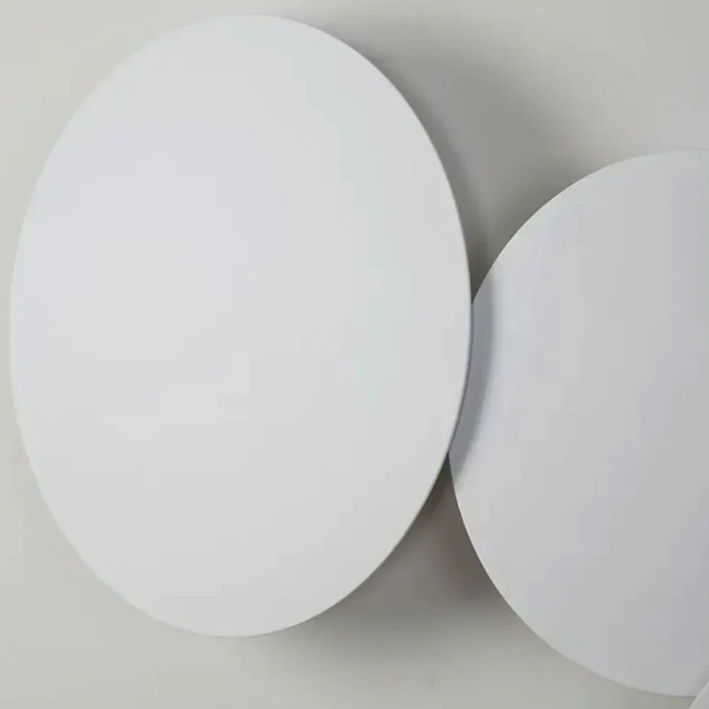 Architectural Floating Disc Wall Lamp - Round Aluminum LED Accent Light - Image 14