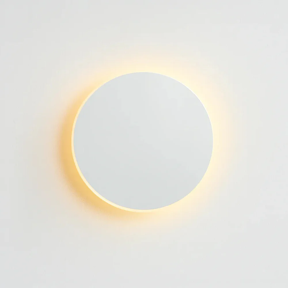 Architectural Floating Disc Wall Lamp - Round Aluminum LED Accent Light - Image 16