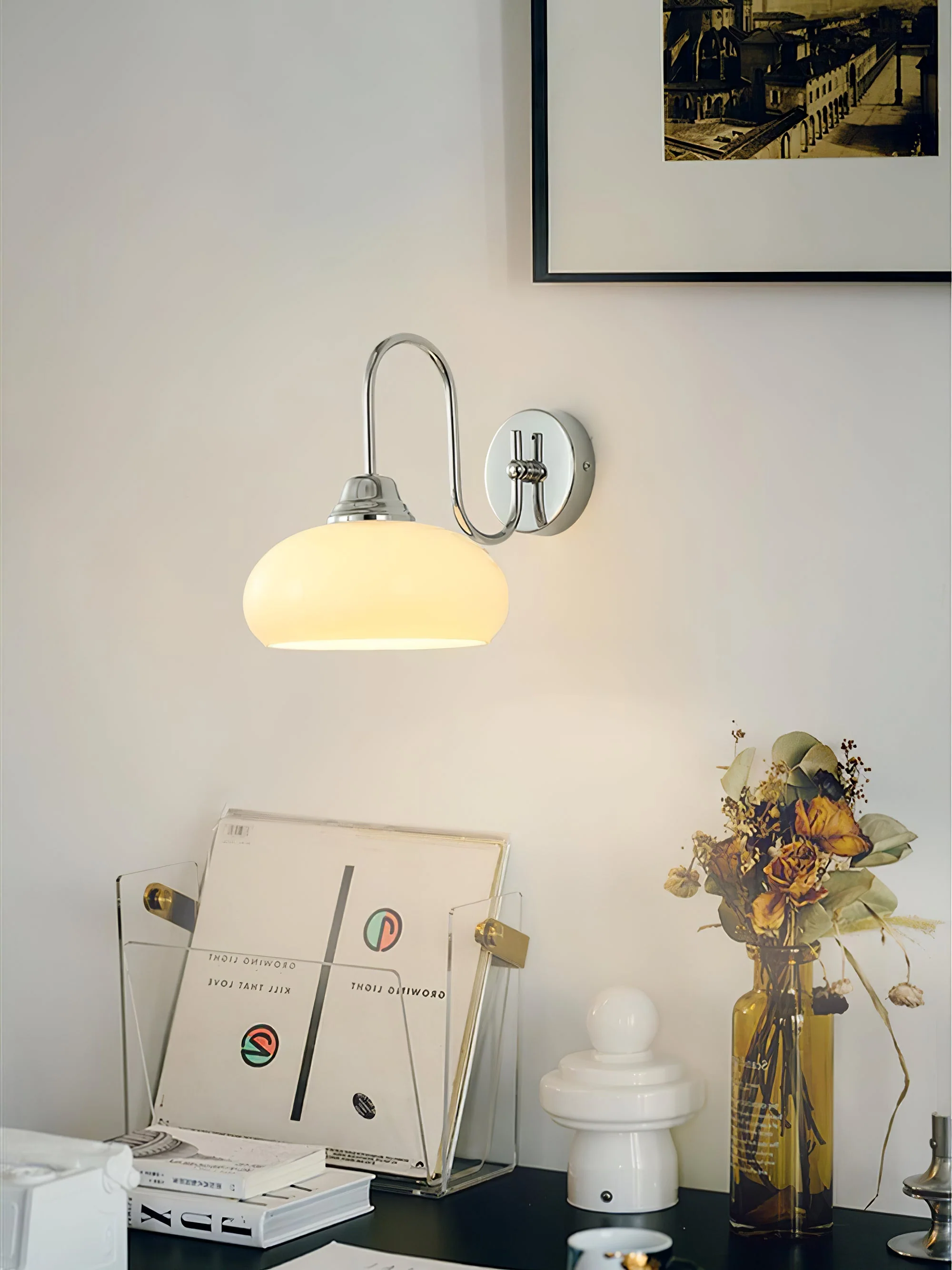 Aurore Brass Wall Sconce - Image 12