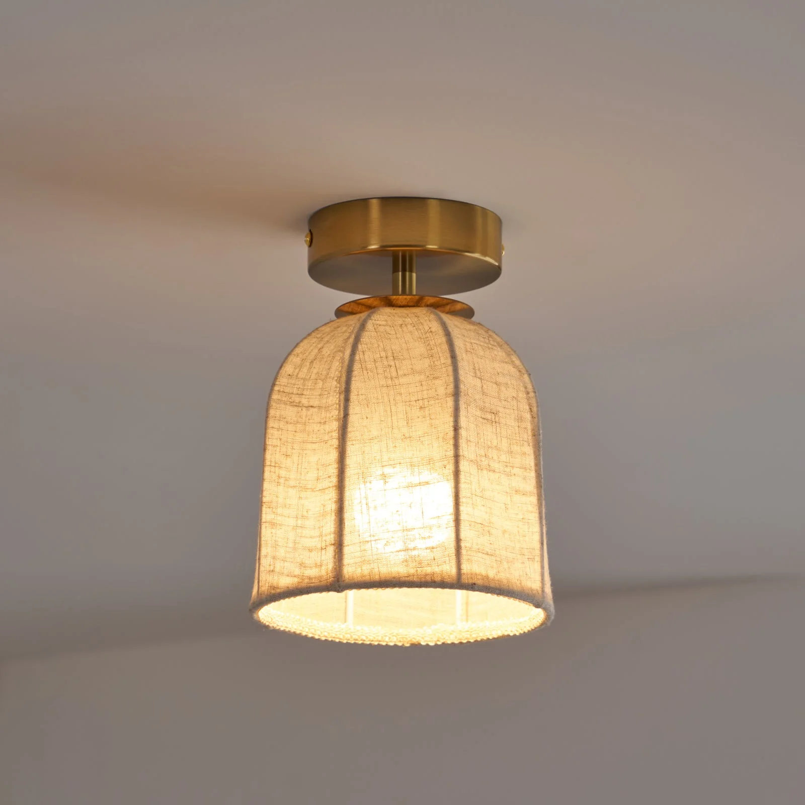 Cloche Linen Flush Mount - Image 10