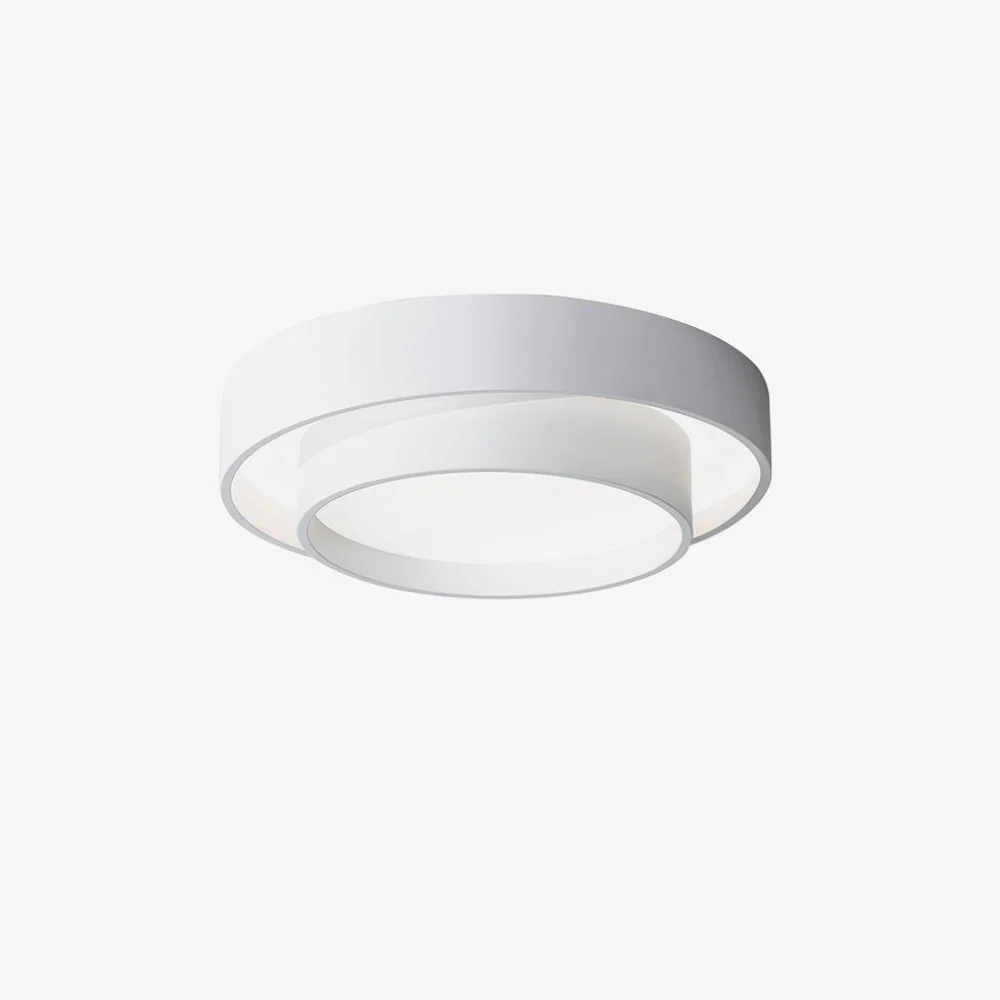 Concentric Ring Ceiling Light with Tiered Shade - Modern Flush Mount - Image 9