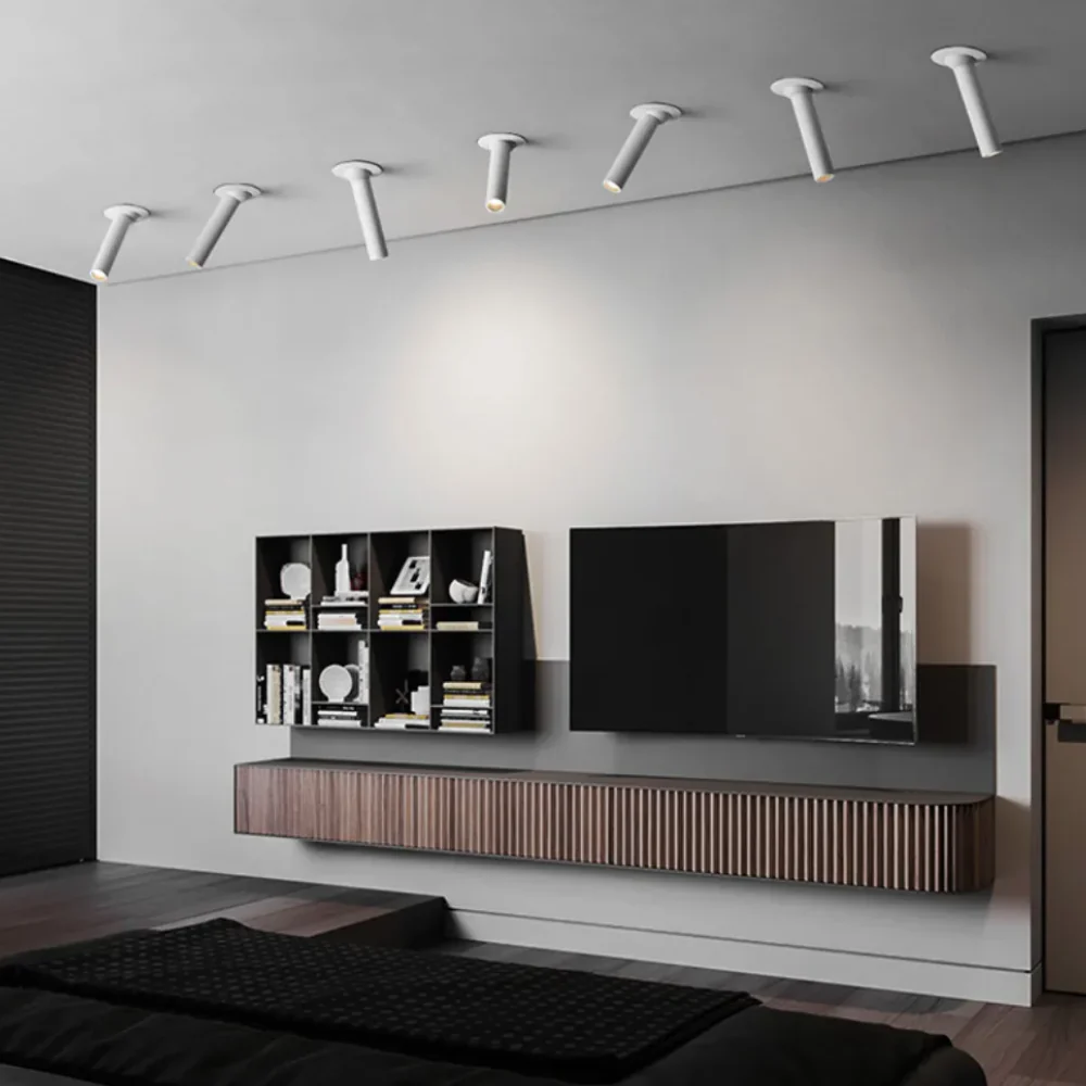 Directional Aluminum Track Style Pendant - Minimalist Indoor Lighting - Image 2