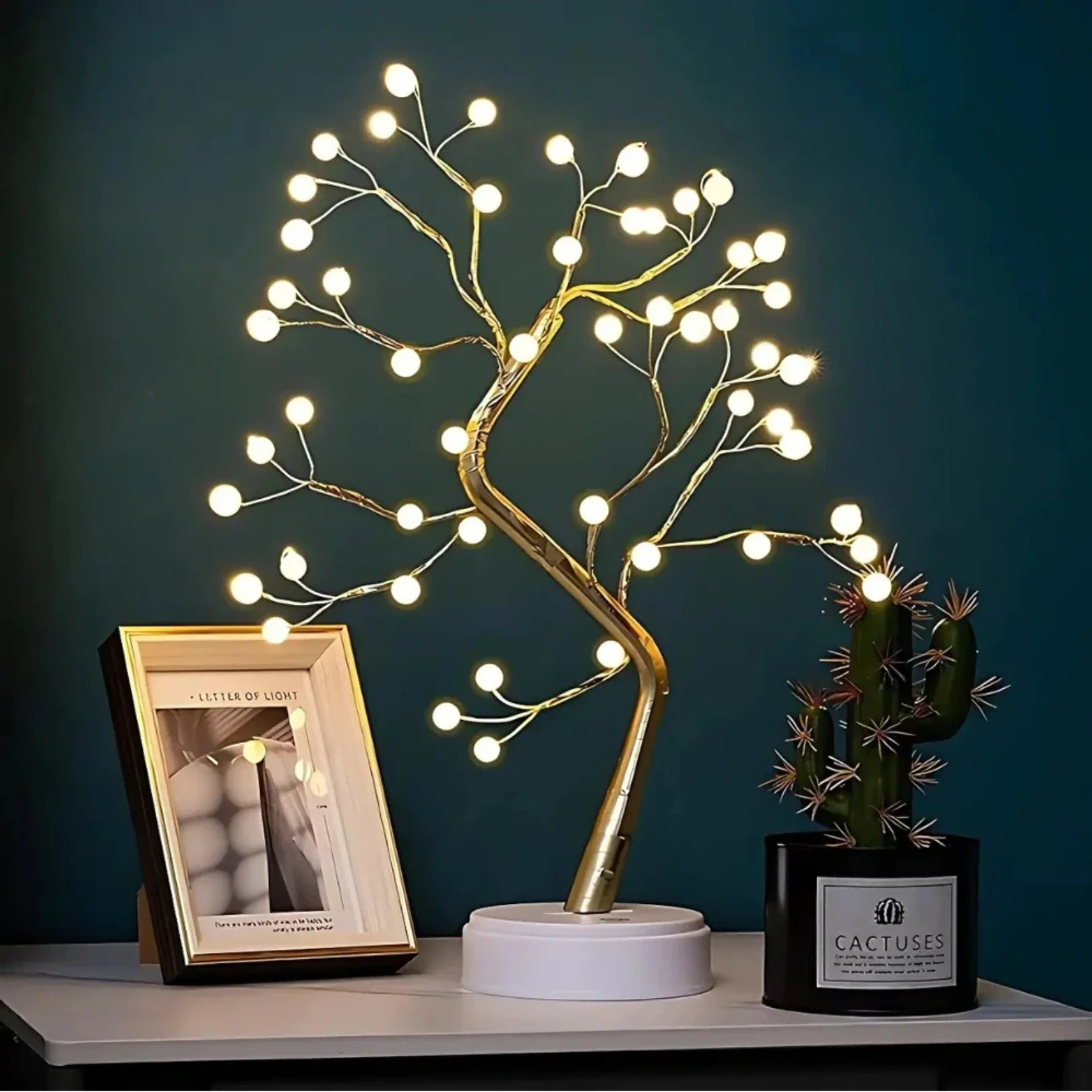 Fairy Light Sparkly Tree Decorative Lamp - Image 5