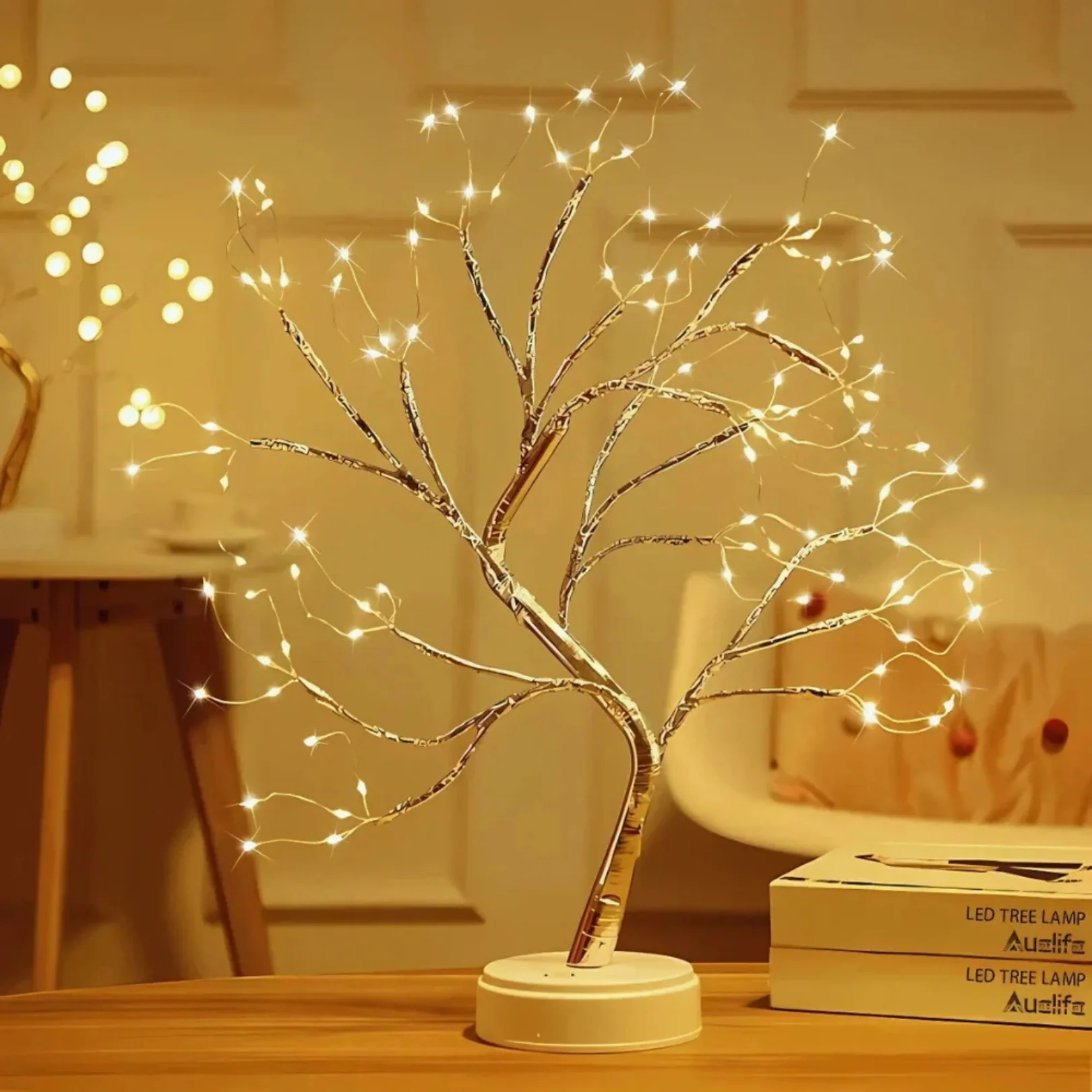 Fairy Light Sparkly Tree Decorative Lamp - Image 7