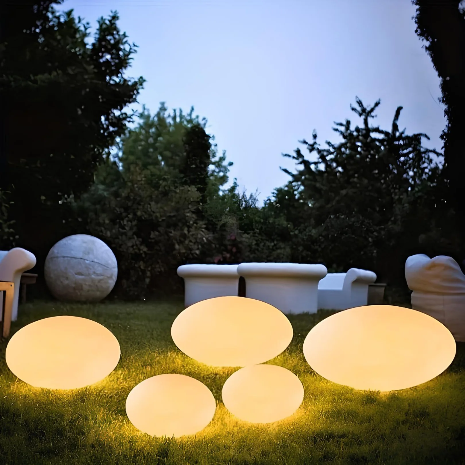 Garden Floor LED Pebble Lamp - Image 15