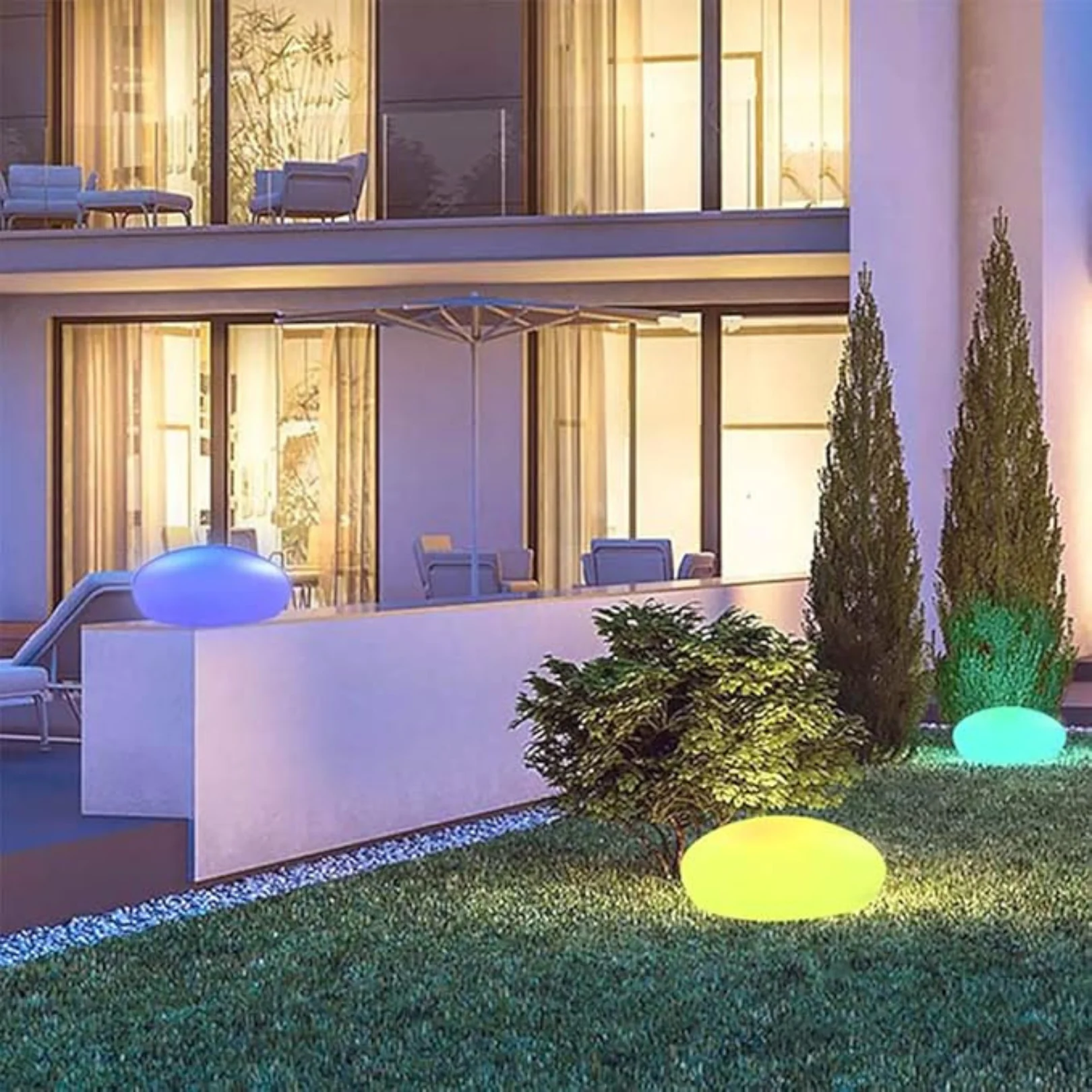 Garden Floor LED Pebble Lamp - Image 6