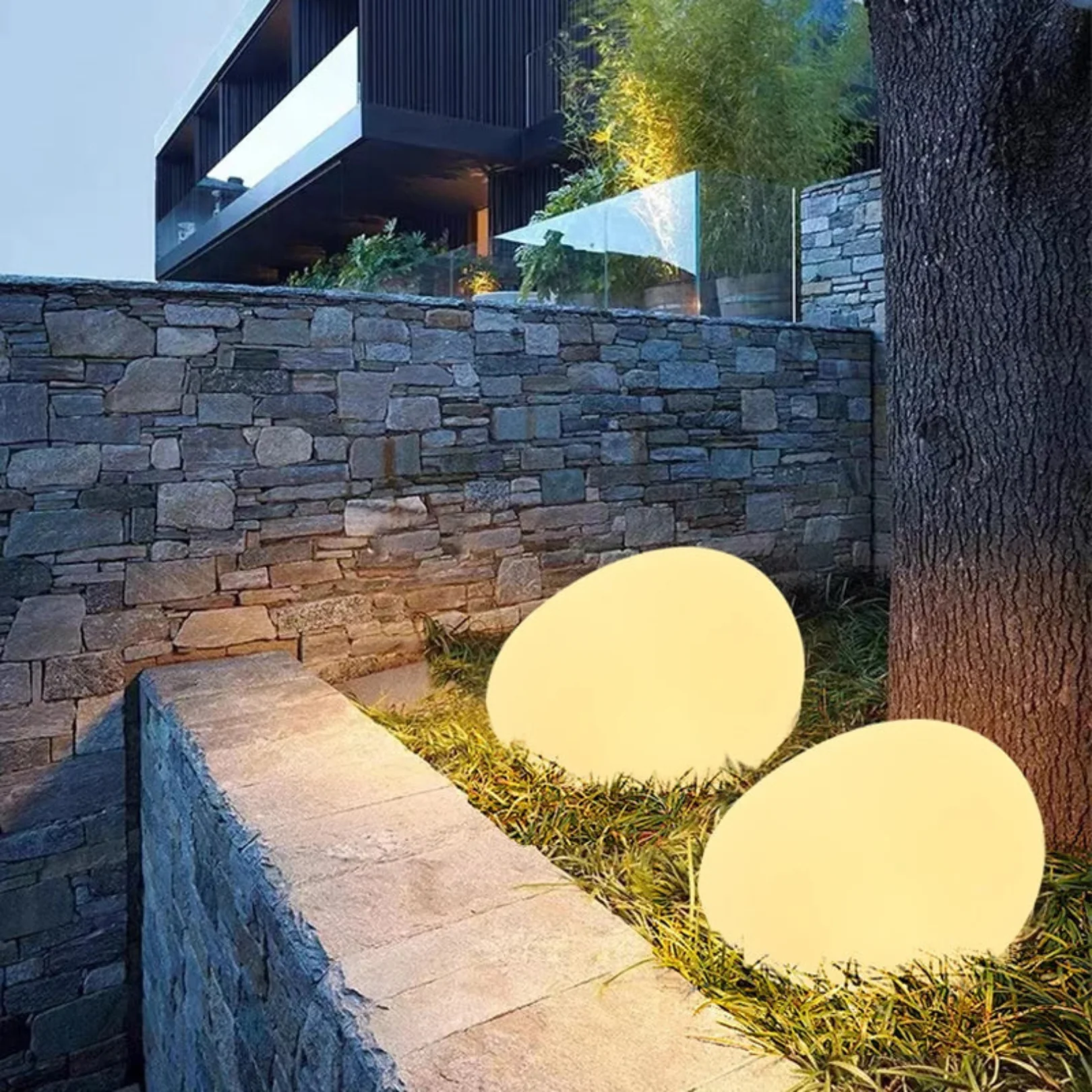 Garden Floor LED Pebble Lamp - Image 8