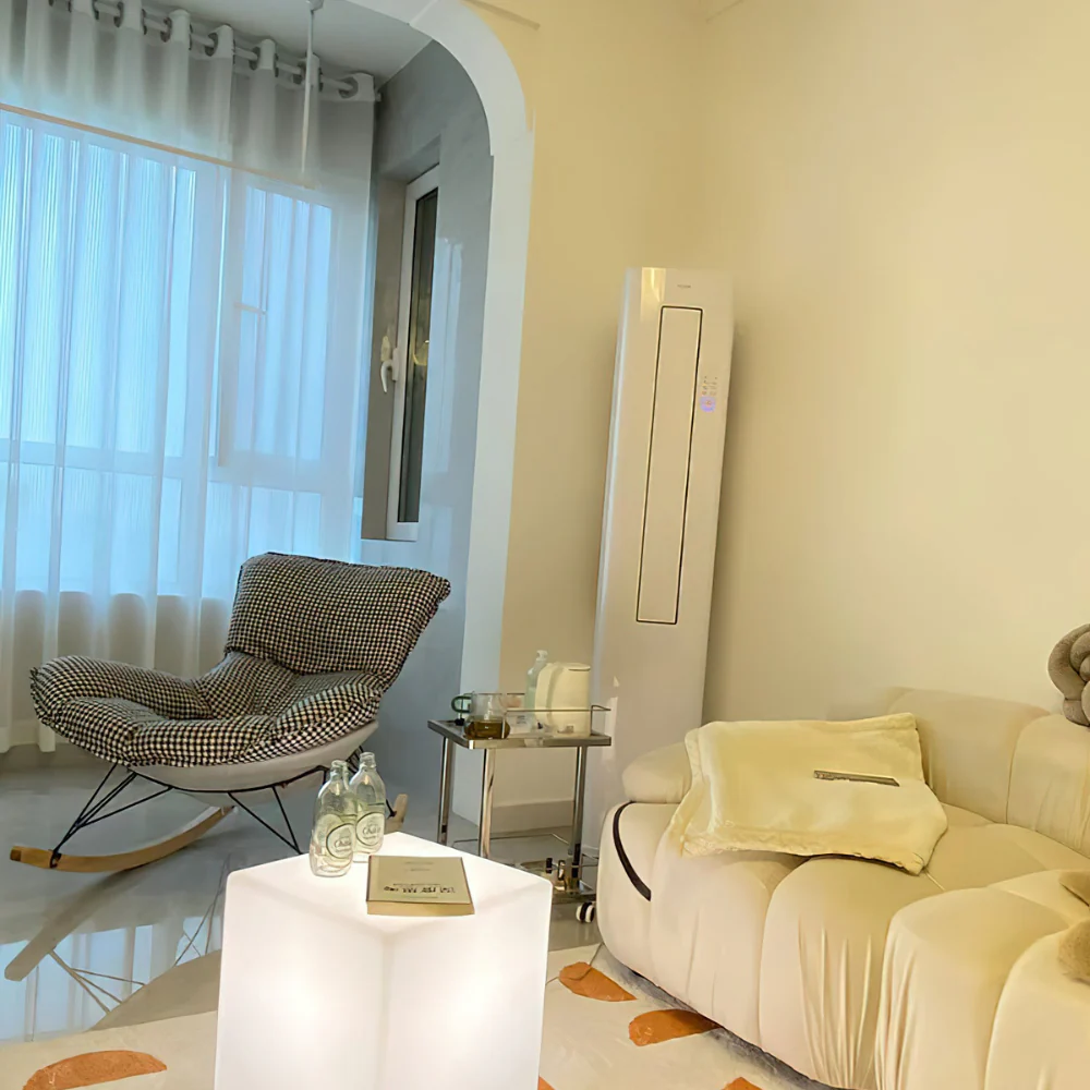 LED Cube Side Table and Glowing Accent Light - Modern Geometric - Image 14