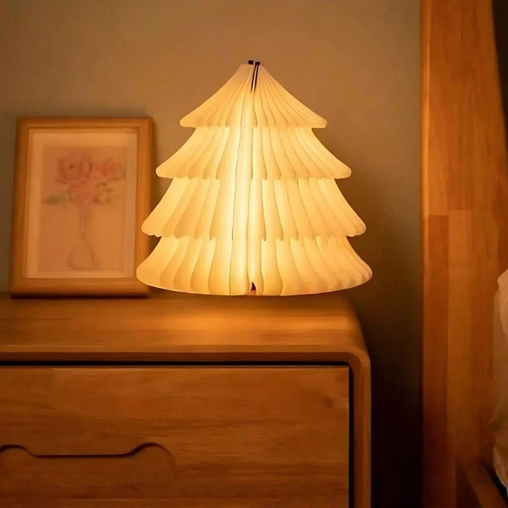 LED Folding Paper Lamp - Accordion Style Night Light - Image 8