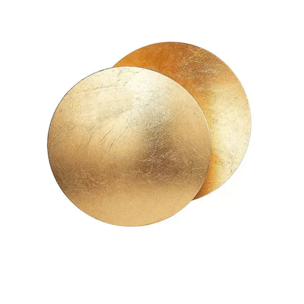 LED Lunar Eclipse Wall Sconce - Round Metal Backlit Halo Accent Lamp - Image 4