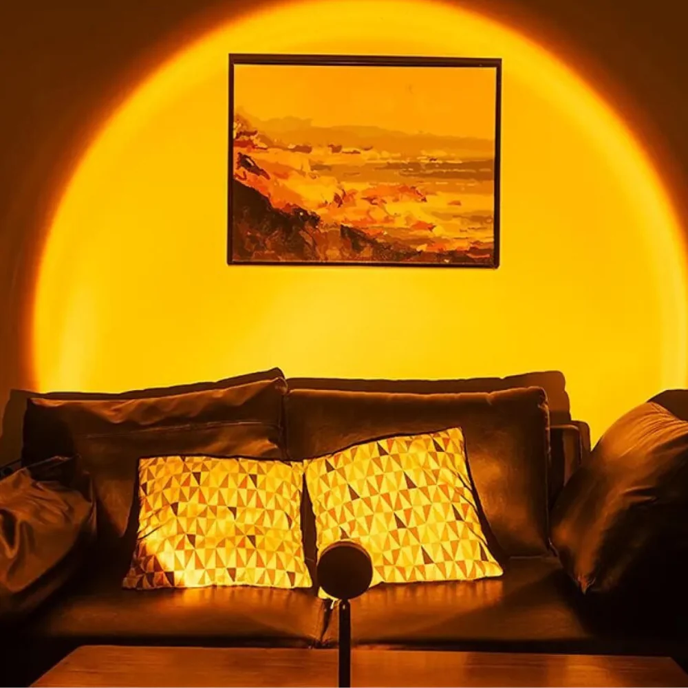 LED Sunset Lamp with 13 Color Modes - Portable Photography Modern - Image 4