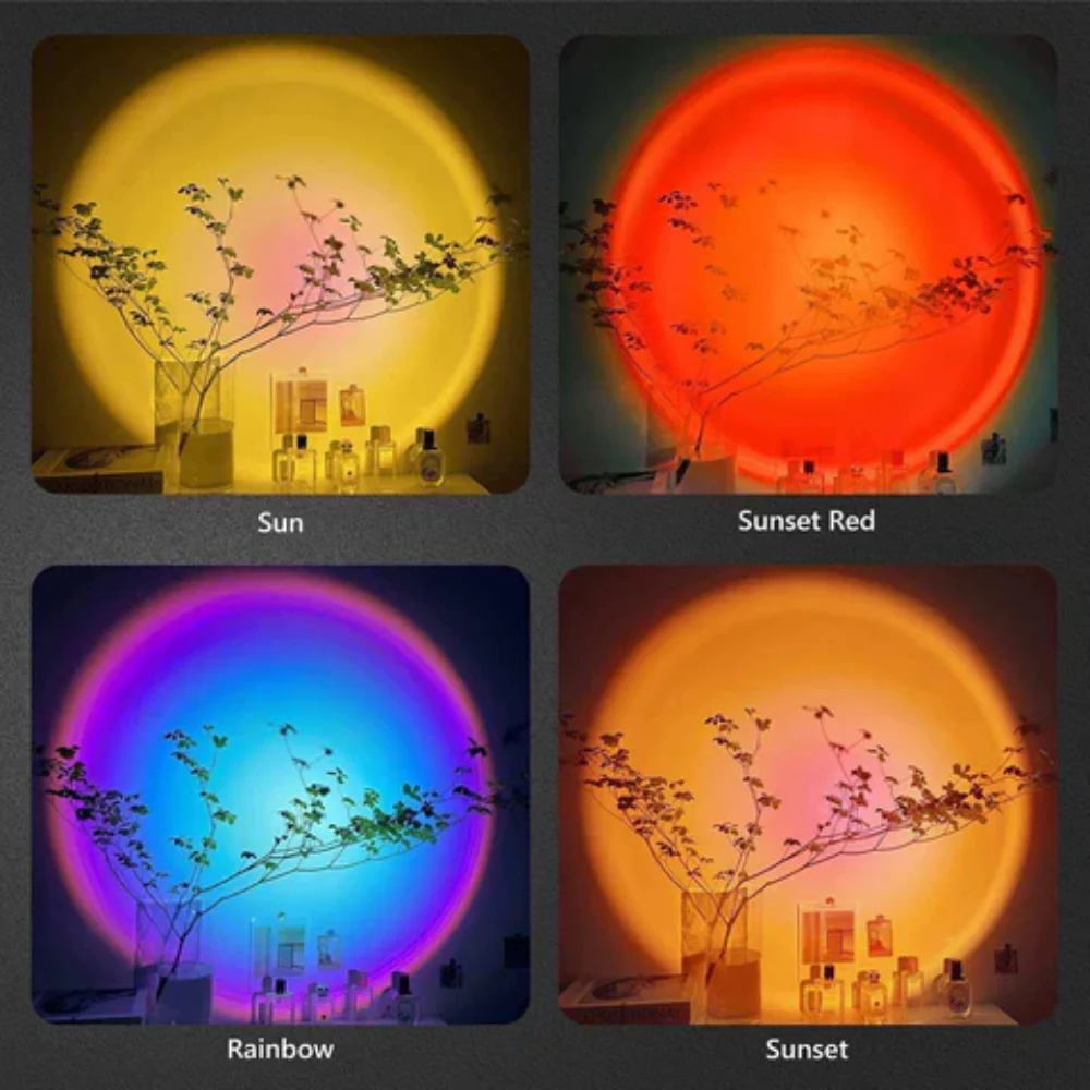LED Sunset Light Projector with Remote - 16 Color Changing Ambient - Image 5