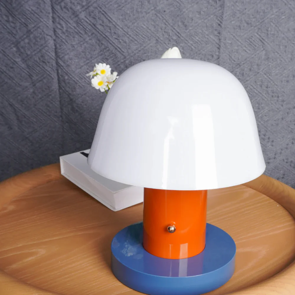 LED Table Lamp with USB Port and Touch Dimmer - Mid Century Danish Style - Image 15