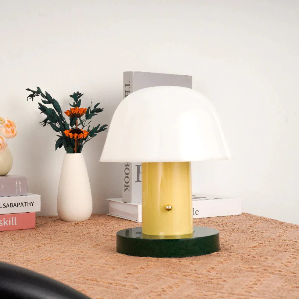 LED Table Lamp with USB Port and Touch Dimmer - Mid Century Danish Style - Image 21
