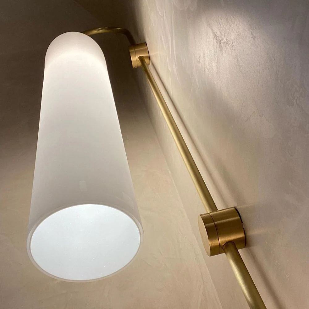 Modern Capsule Glass Wall Sconce - Elongated Gooseneck Pill Light - Image 32