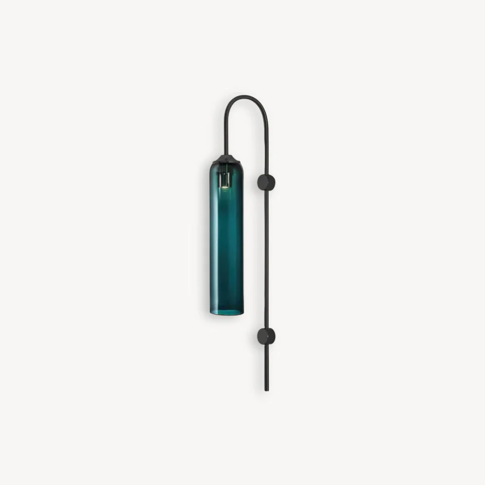 Modern Capsule Glass Wall Sconce - Elongated Gooseneck Pill Light - Image 47