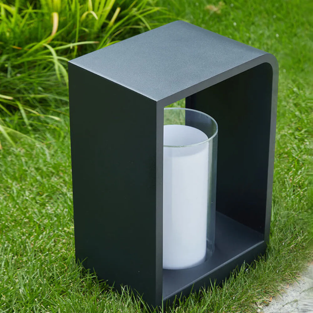 Modern LED Outdoor Floor Lantern - Minimalist Patio Light - Image 7