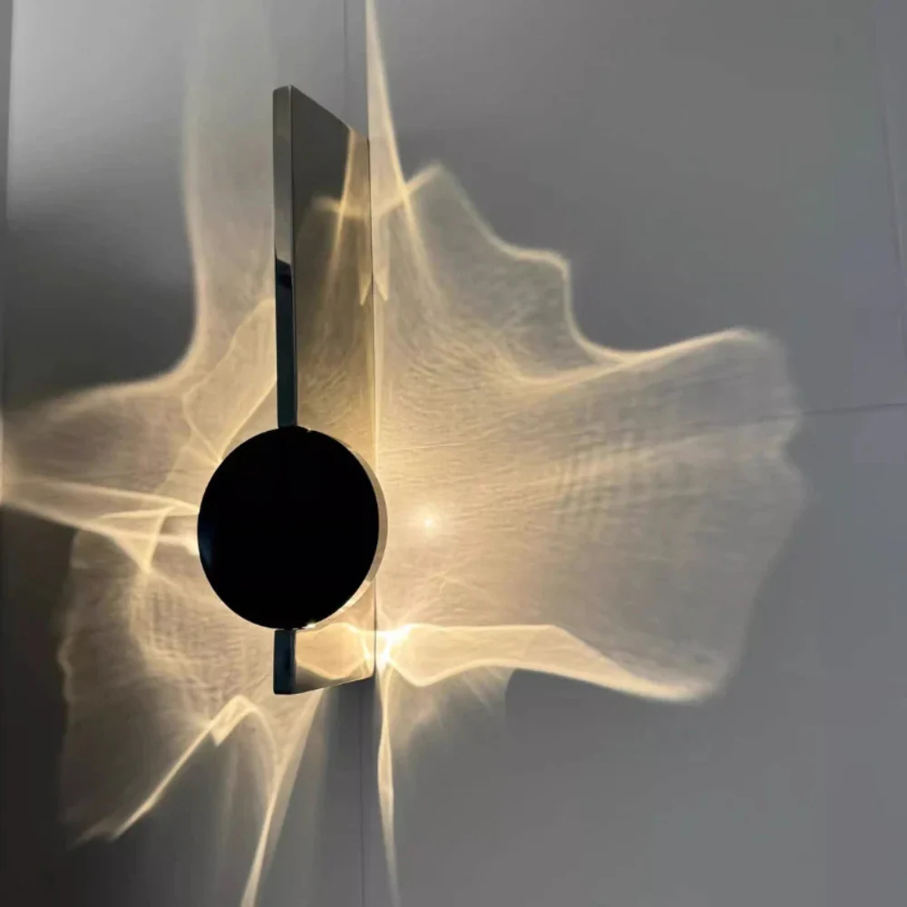 Modern LED Water Ripple Wall Sconce - Abstract Shadow Accent Light - Image 13