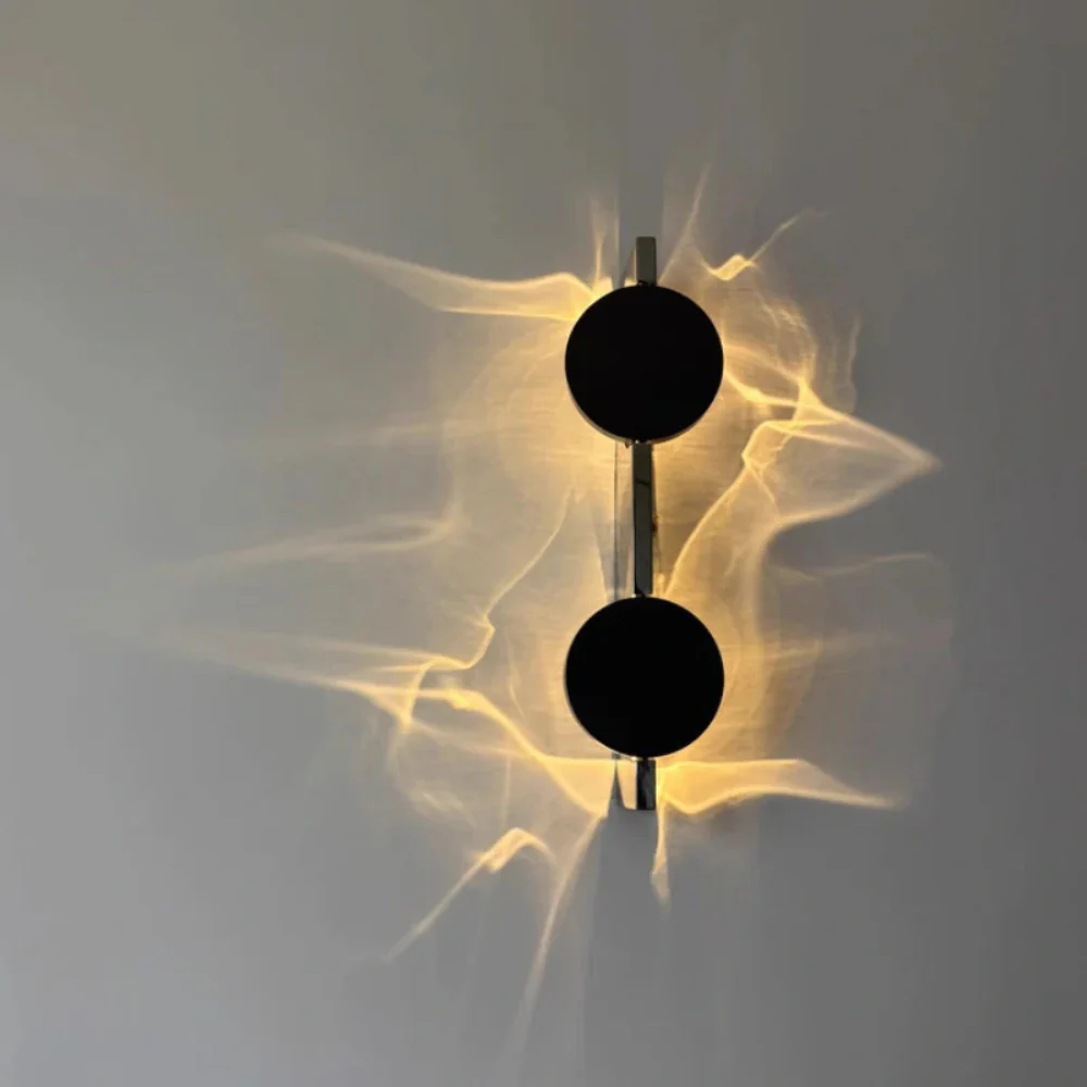 Modern LED Water Ripple Wall Sconce - Abstract Shadow Accent Light - Image 15