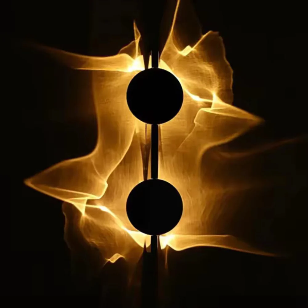 Modern LED Water Ripple Wall Sconce - Abstract Shadow Accent Light - Image 5