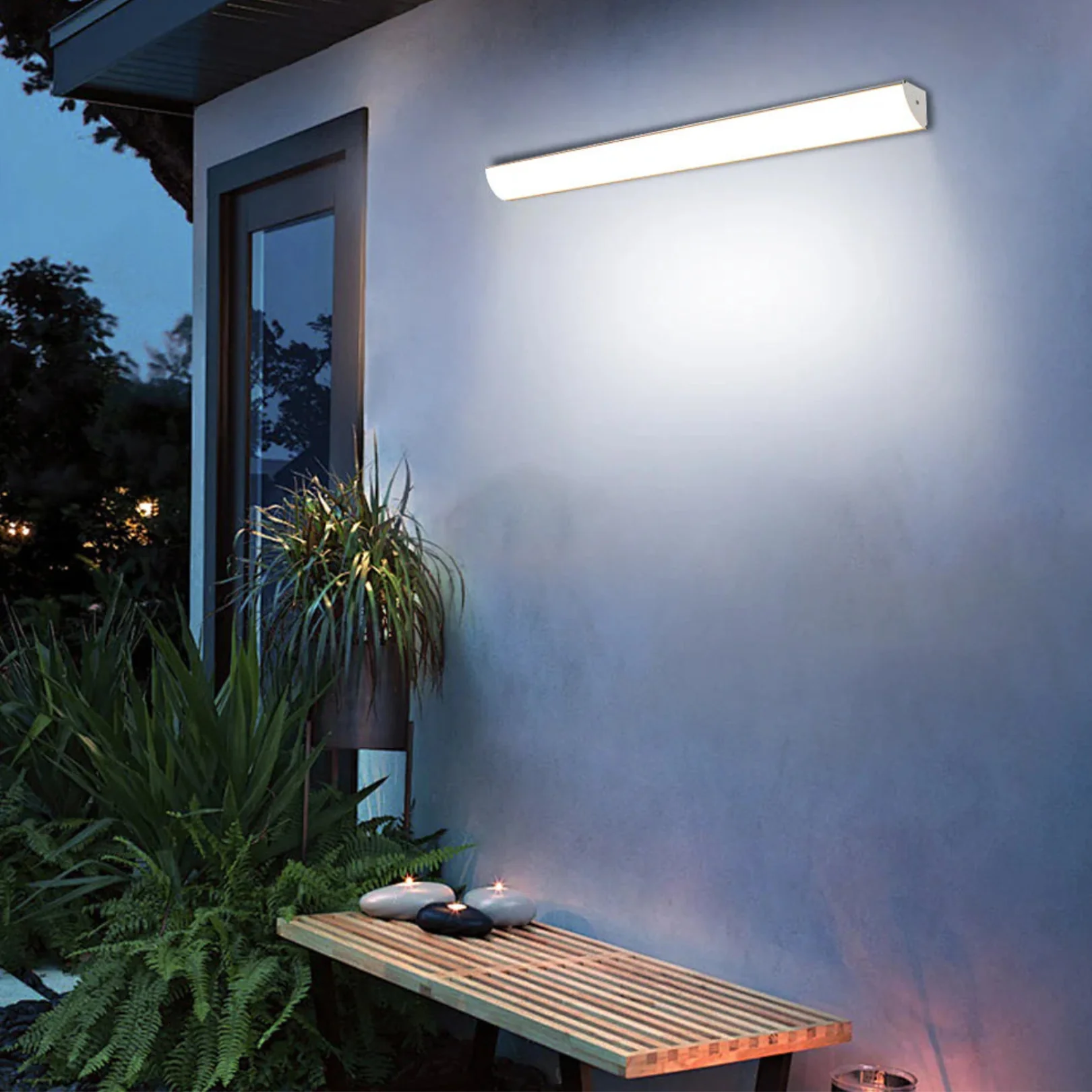Modern Linear Beam Outdoor LED Wall Light - Image 17