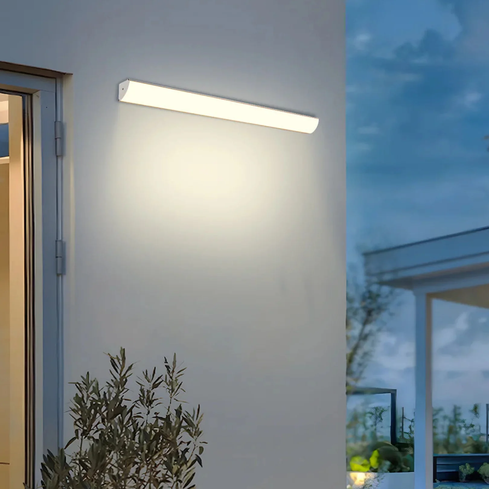 Modern Linear Beam Outdoor LED Wall Light - Image 22