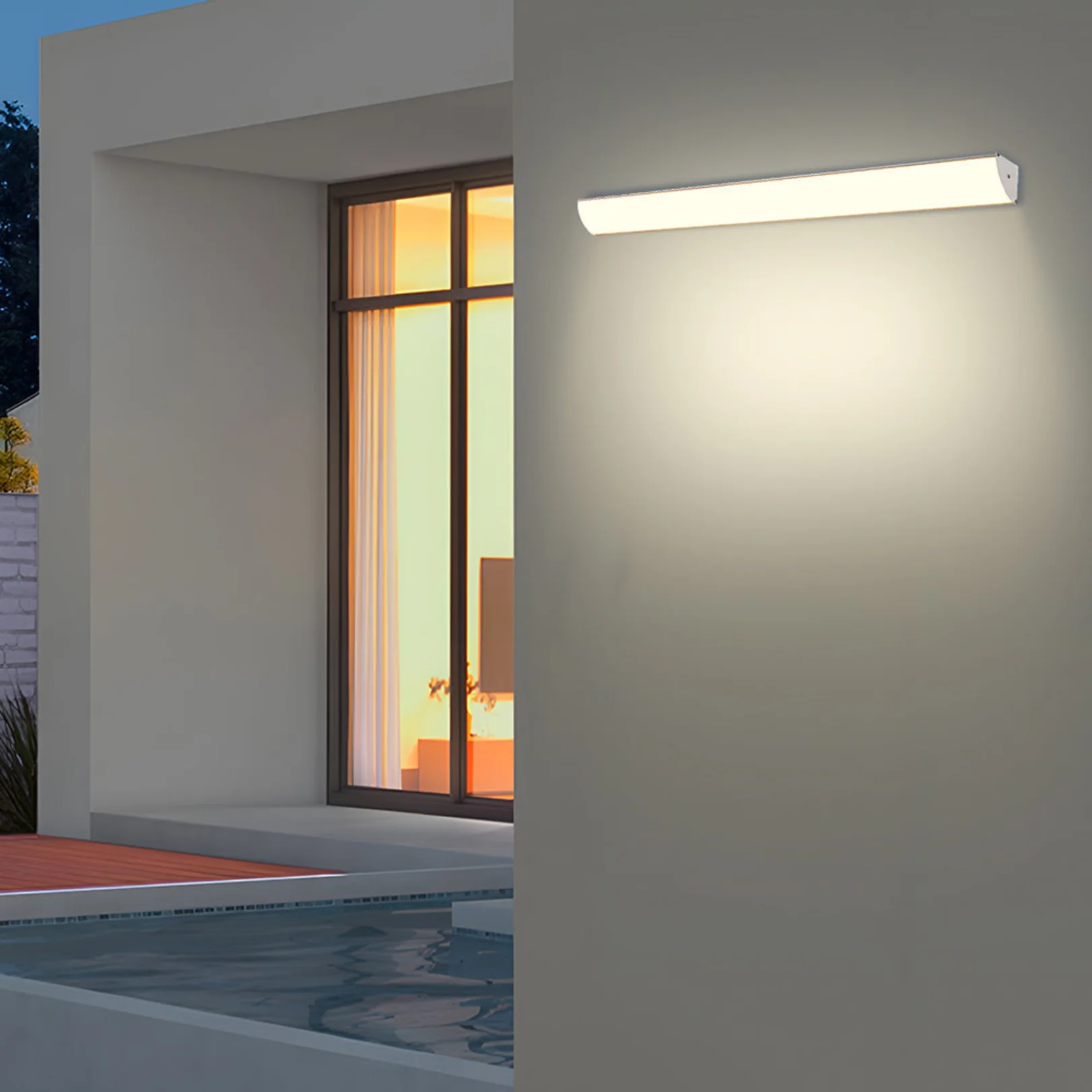 Modern Linear Beam Outdoor LED Wall Light - Image 23