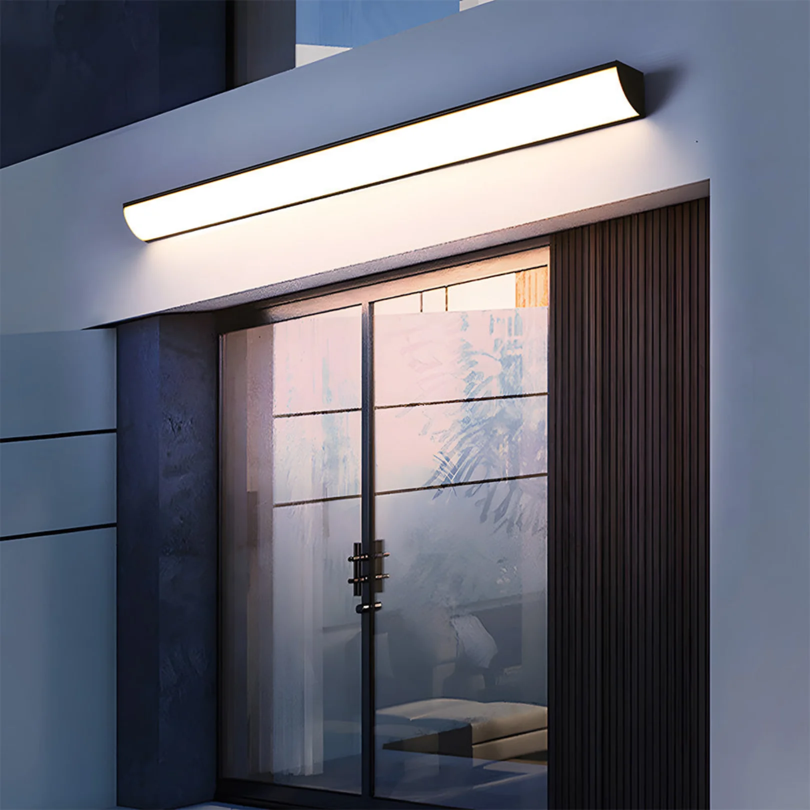 Modern Linear Beam Outdoor LED Wall Light - Image 3