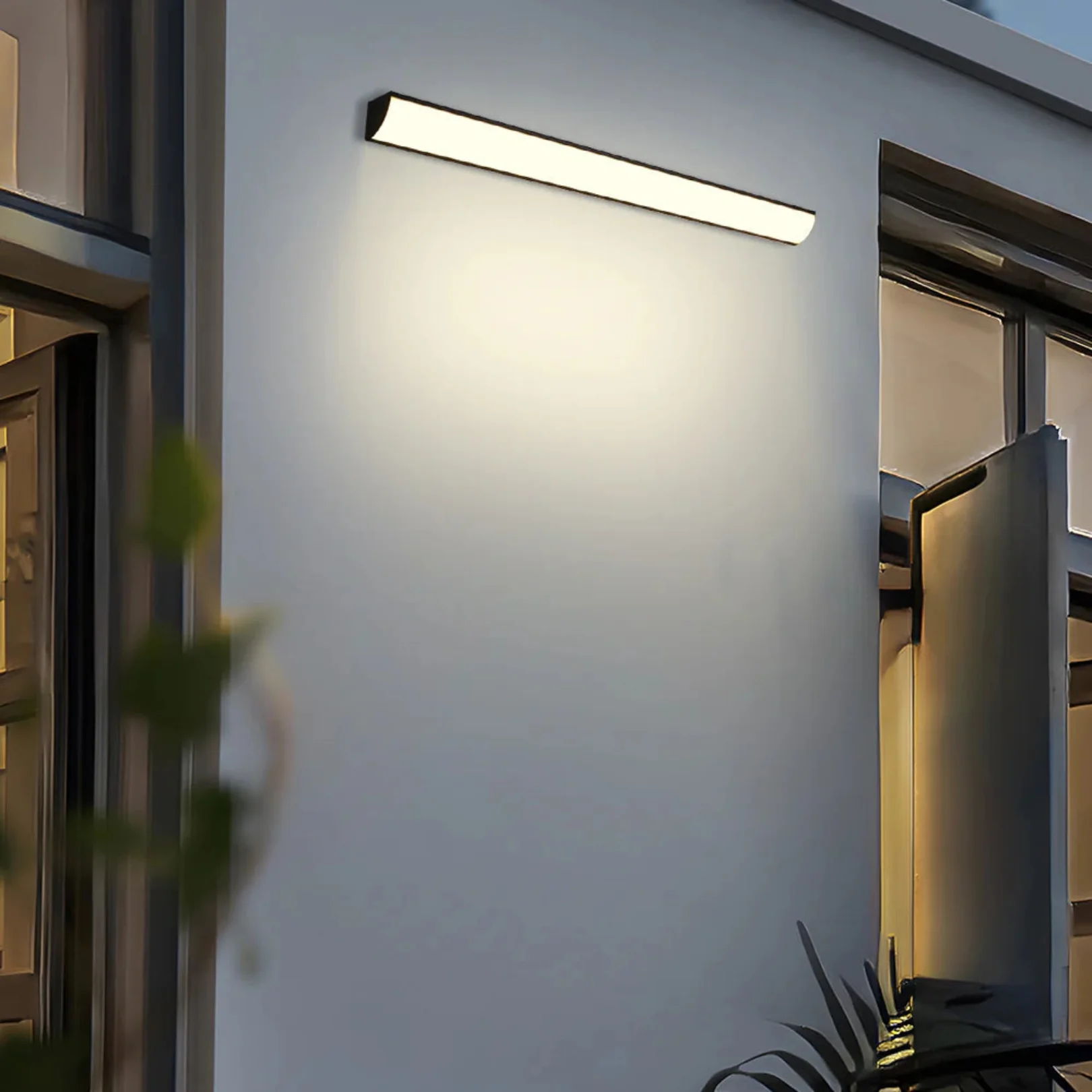 Modern Linear Beam Outdoor LED Wall Light - Image 8