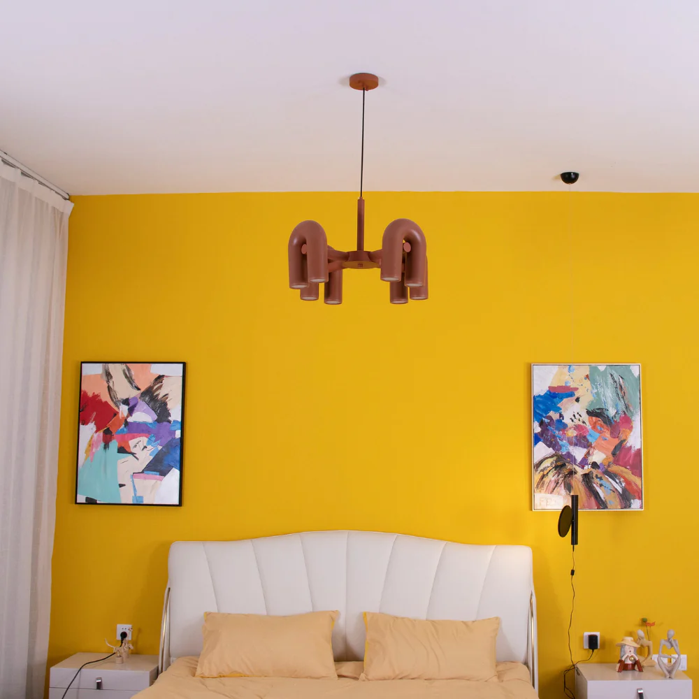 Modern U-Shaped Modular Chandelier - Sculptural Arch Tubular Pendant Light - Image 23