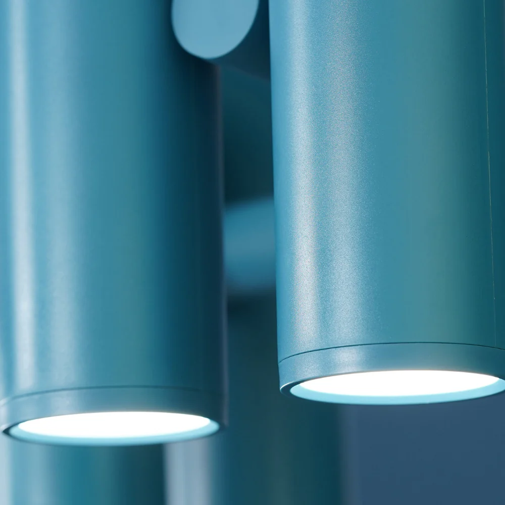 Modern U-Shaped Modular Chandelier - Sculptural Arch Tubular Pendant Light - Image 31