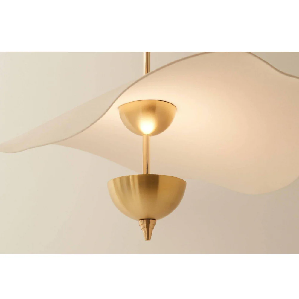 Modern Wavy Wing Pendant Light - Sculptural Floating Ribbon Hanging Lamp - Image 21