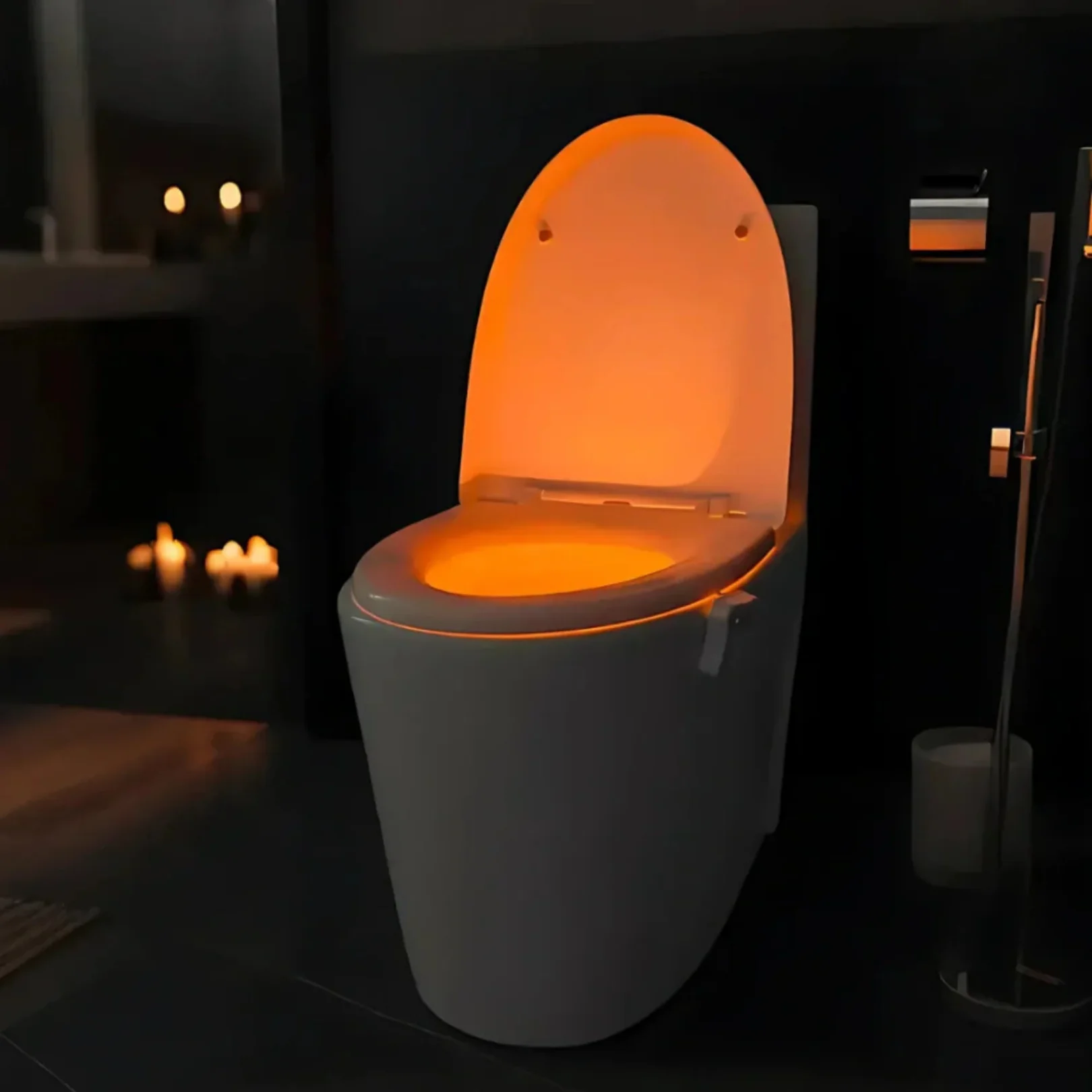 Motion-Sensor LED Bathroom Toilet Night Light - Image 3