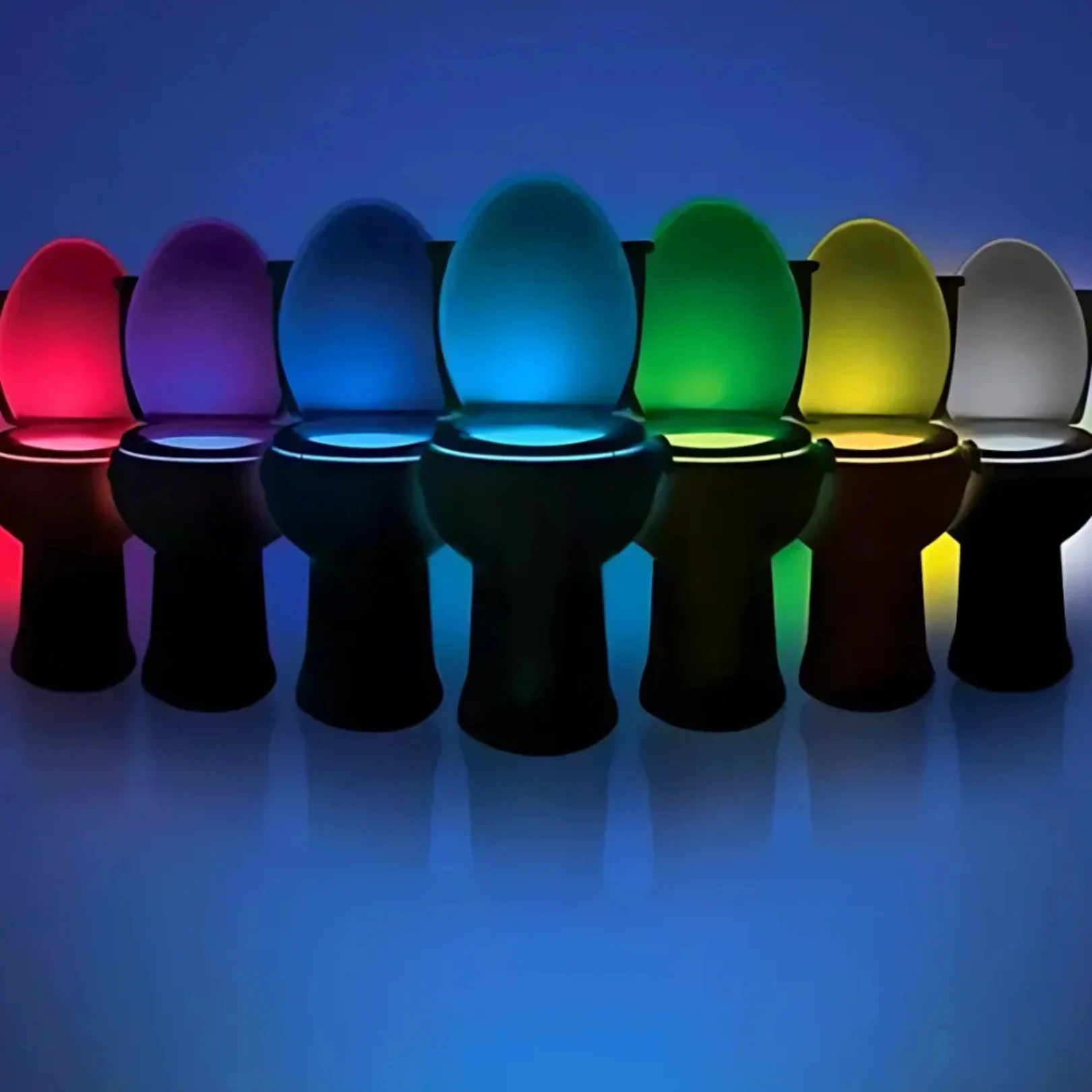 Motion-Sensor LED Bathroom Toilet Night Light - Image 6