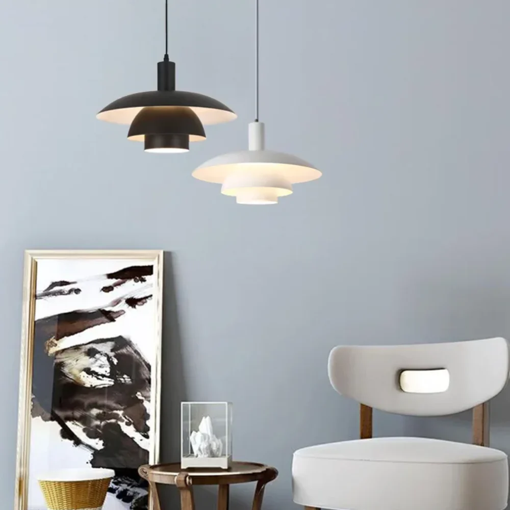Multi Layer Hanging Lamp with Glare Free LED - Scandinavian Design - Image 11