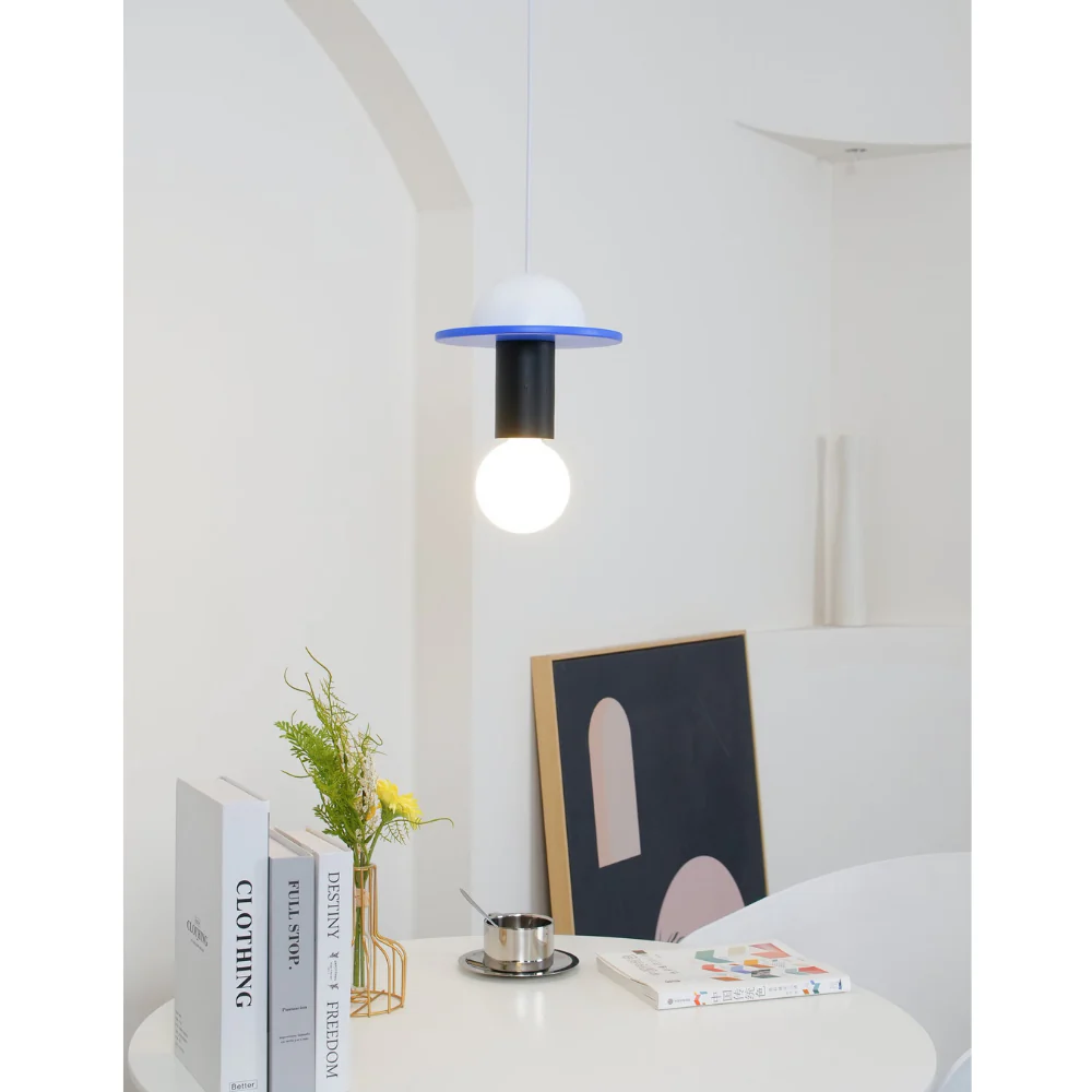 Nordic Geometric Wood Pendant Light - Modern Hand-Turned Orbital Hanging Lamp - Image 21