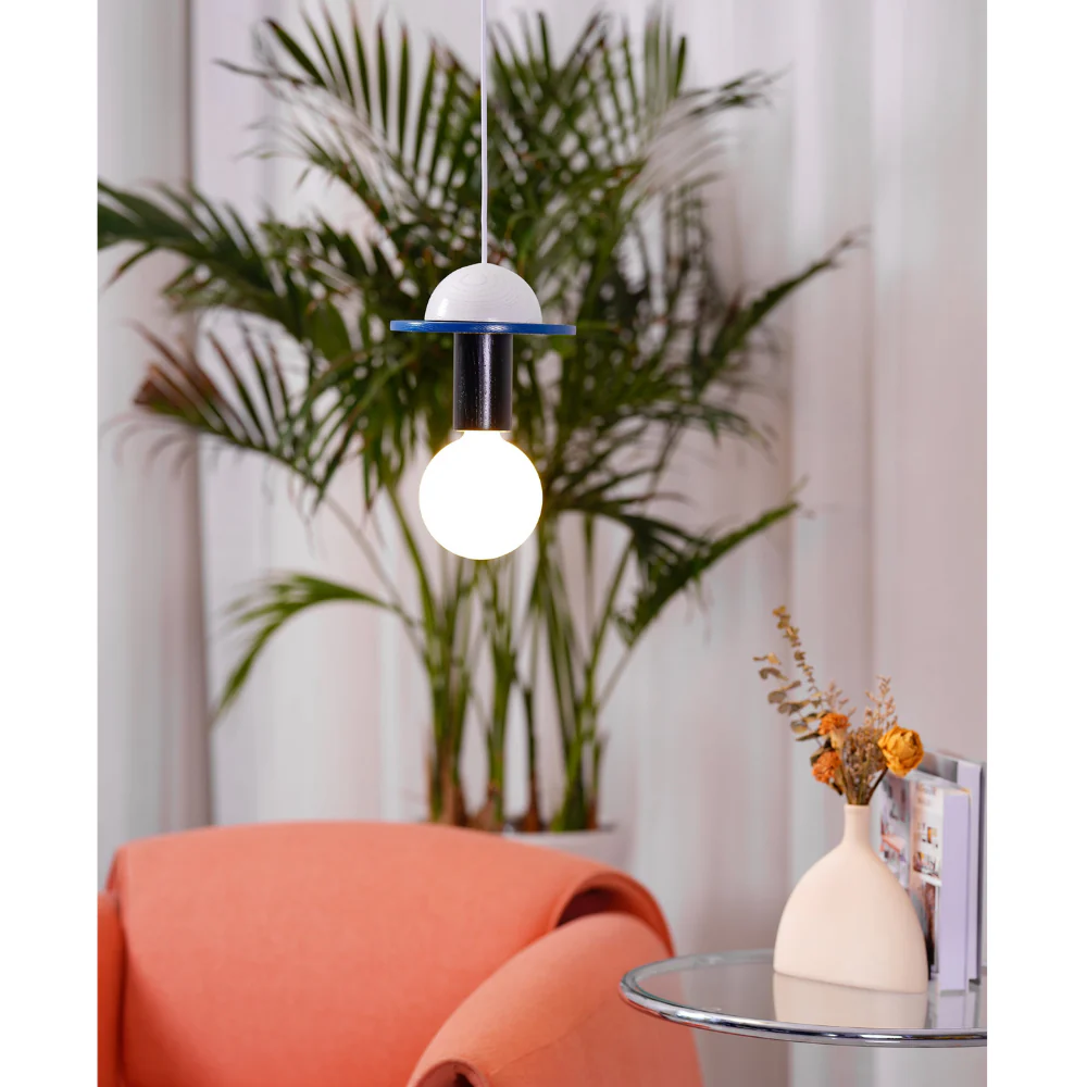 Nordic Geometric Wood Pendant Light - Modern Hand-Turned Orbital Hanging Lamp - Image 24