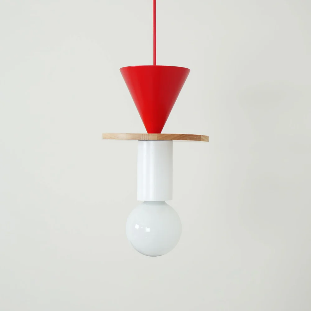 Nordic Geometric Wood Pendant Light - Modern Hand-Turned Orbital Hanging Lamp - Image 34