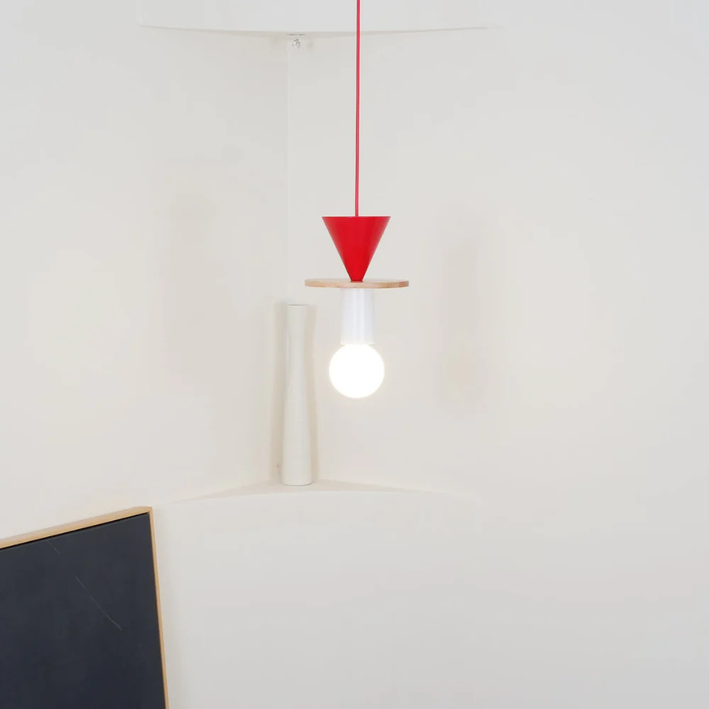 Nordic Geometric Wood Pendant Light - Modern Hand-Turned Orbital Hanging Lamp - Image 35