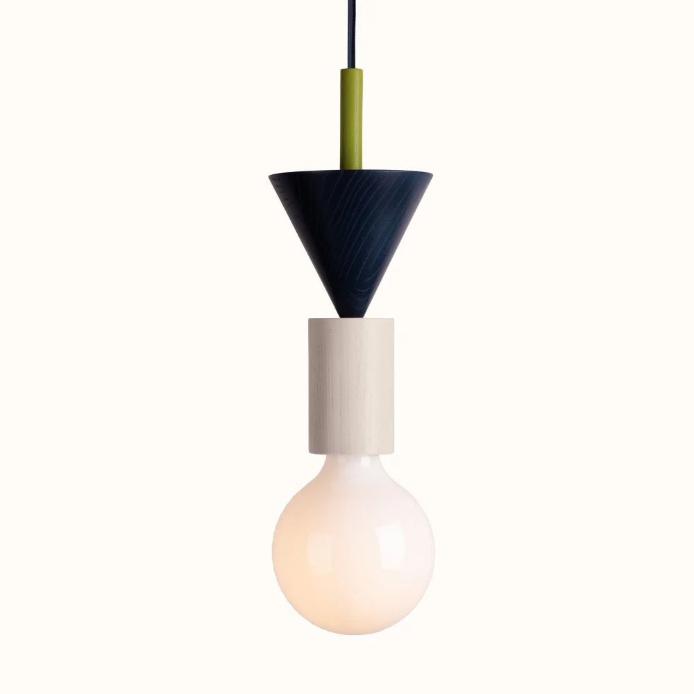 Nordic Geometric Wood Pendant Light - Modern Hand-Turned Orbital Hanging Lamp - Image 36