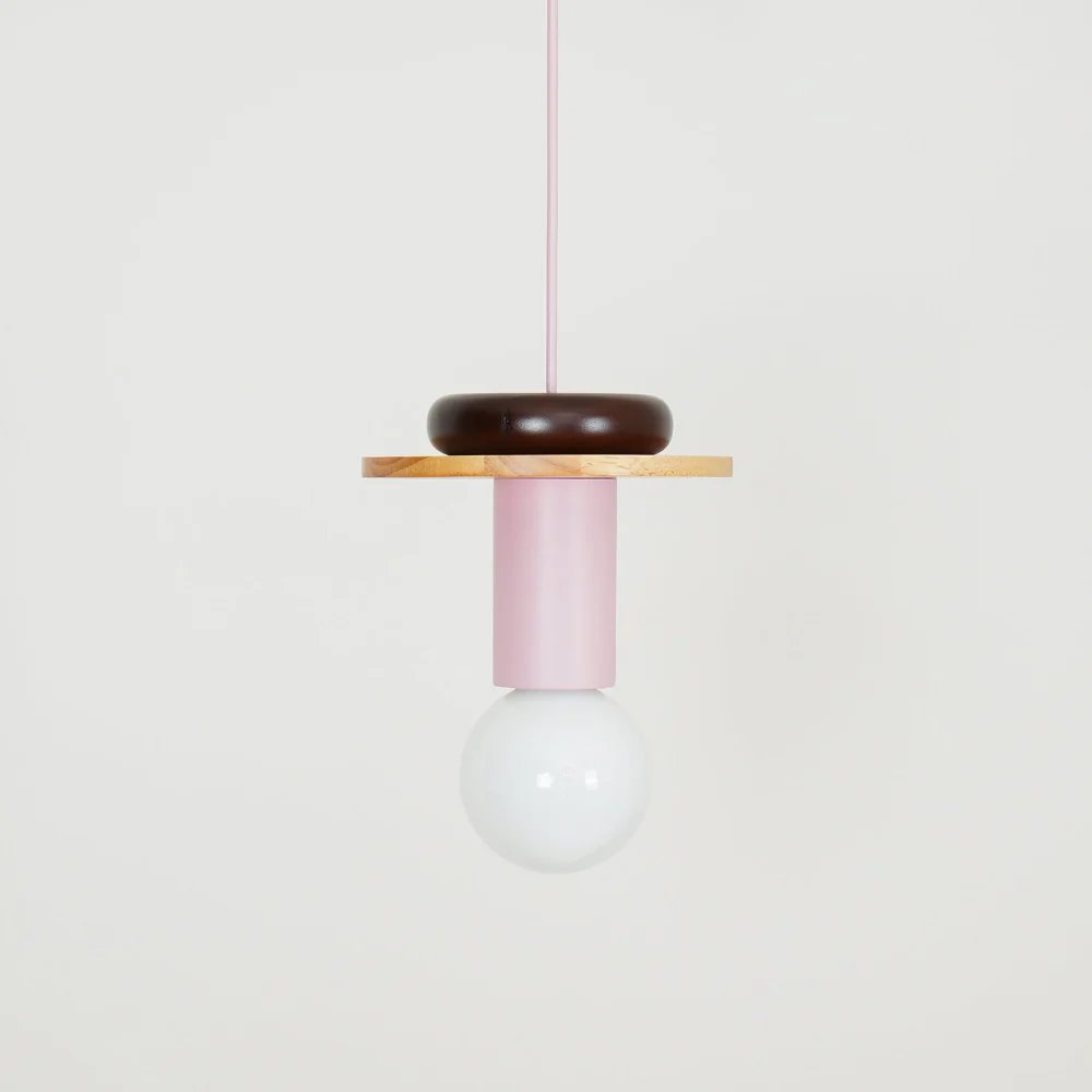 Nordic Geometric Wood Pendant Light - Modern Hand-Turned Orbital Hanging Lamp - Image 42