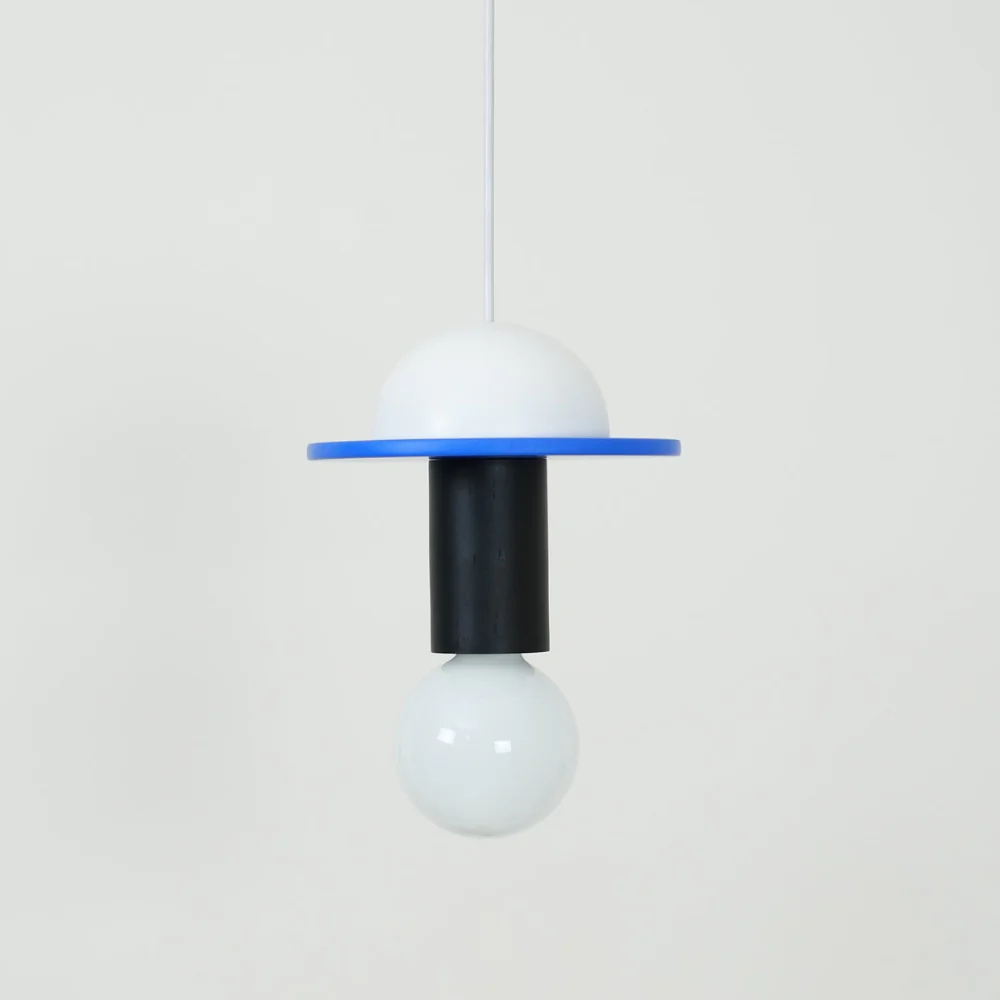 Nordic Geometric Wood Pendant Light - Modern Hand-Turned Orbital Hanging Lamp - Image 43