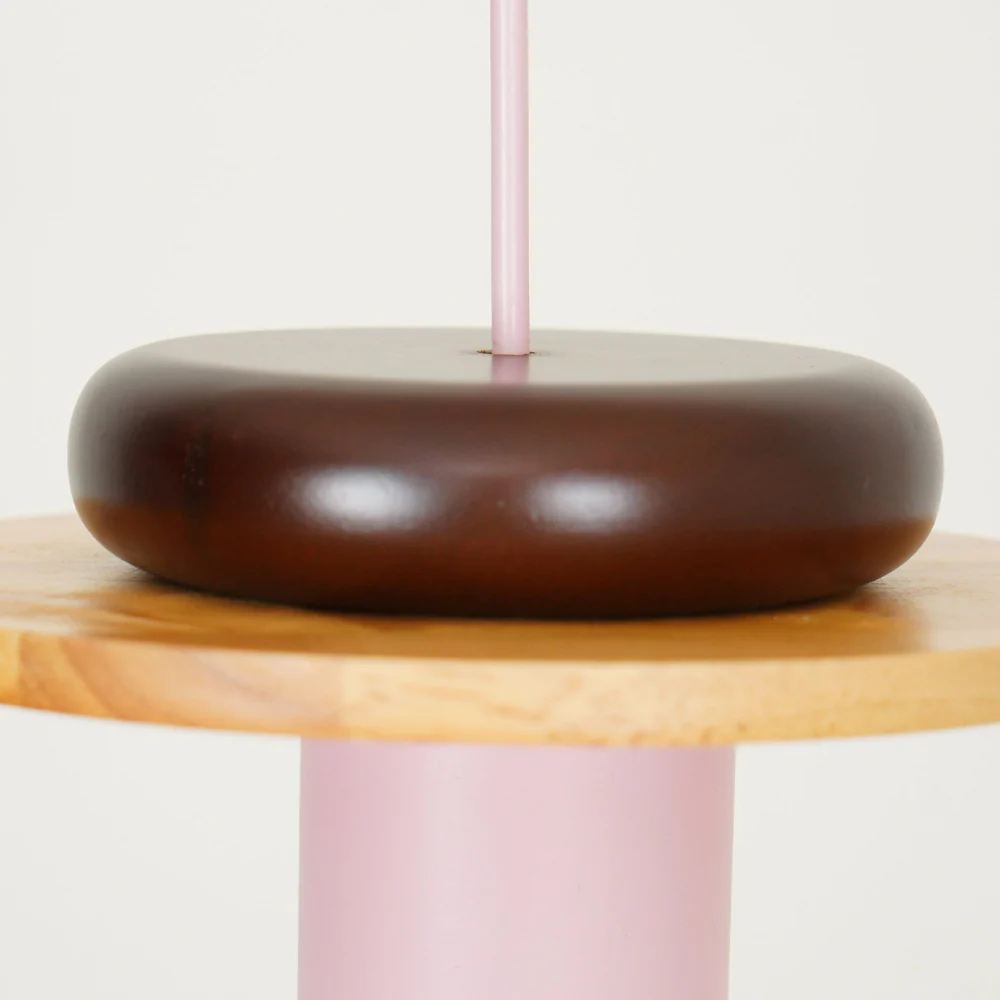 Nordic Geometric Wood Pendant Light - Modern Hand-Turned Orbital Hanging Lamp - Image 53