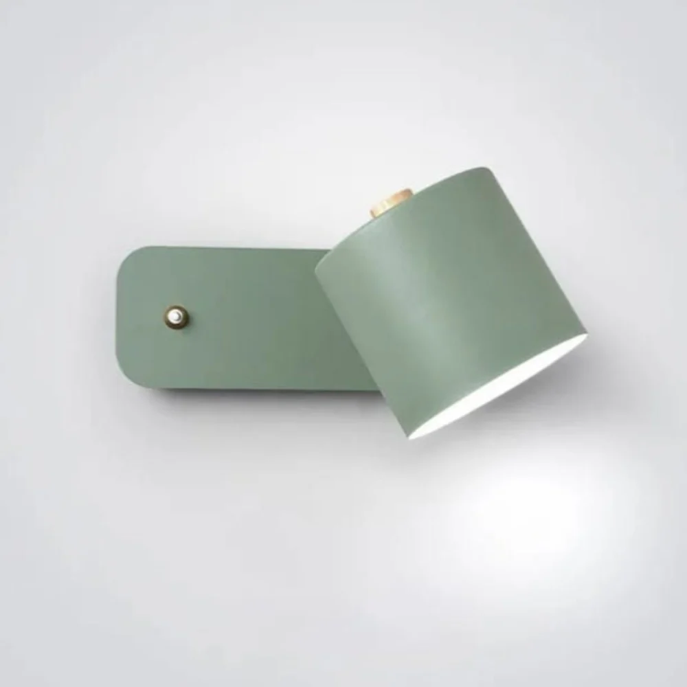 Pivoting Nordic Wall Sconce with Wood Accent - Adjustable Directional Reading Light - Image 10