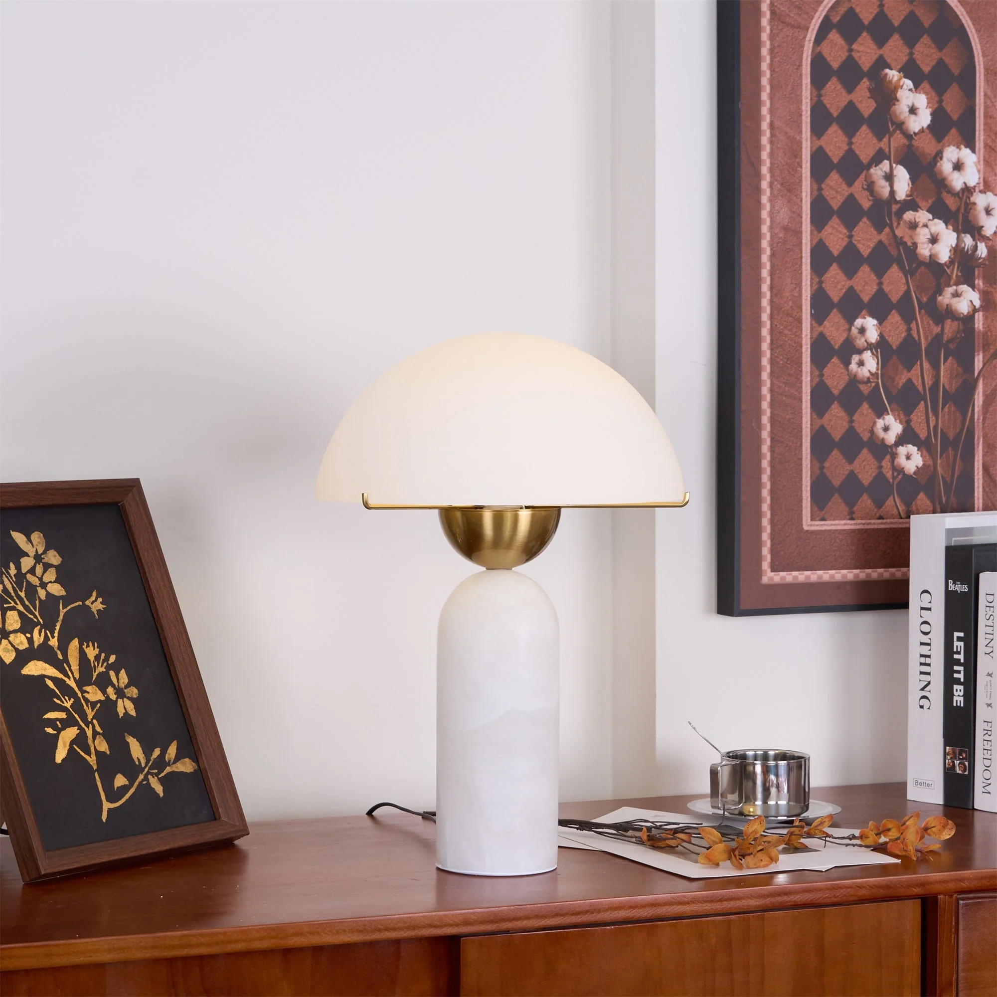 Plinth Stone Table Lamp - Image 8