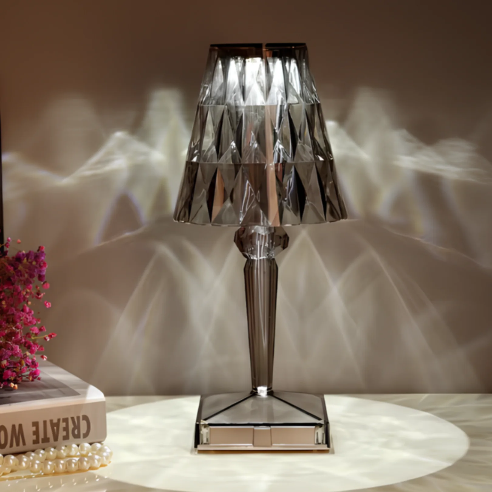 Rechargeable Cordless Crystal LED Lamp - Image 13