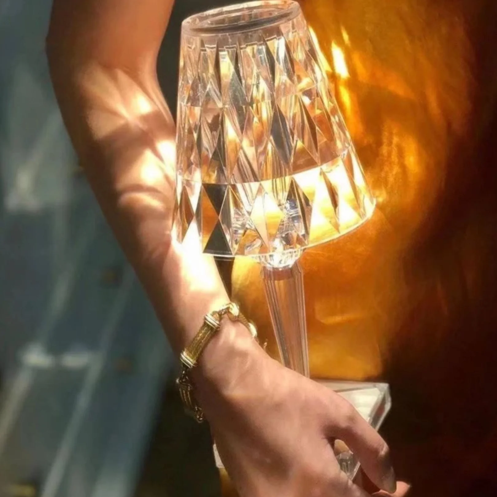 Rechargeable Cordless Crystal LED Lamp - Image 15